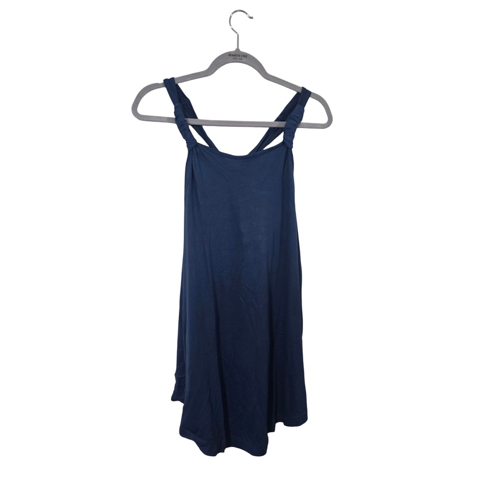 Kiwi + Punch Women's Racerback Tank Top Navy Blue Sleeveless Sundress L